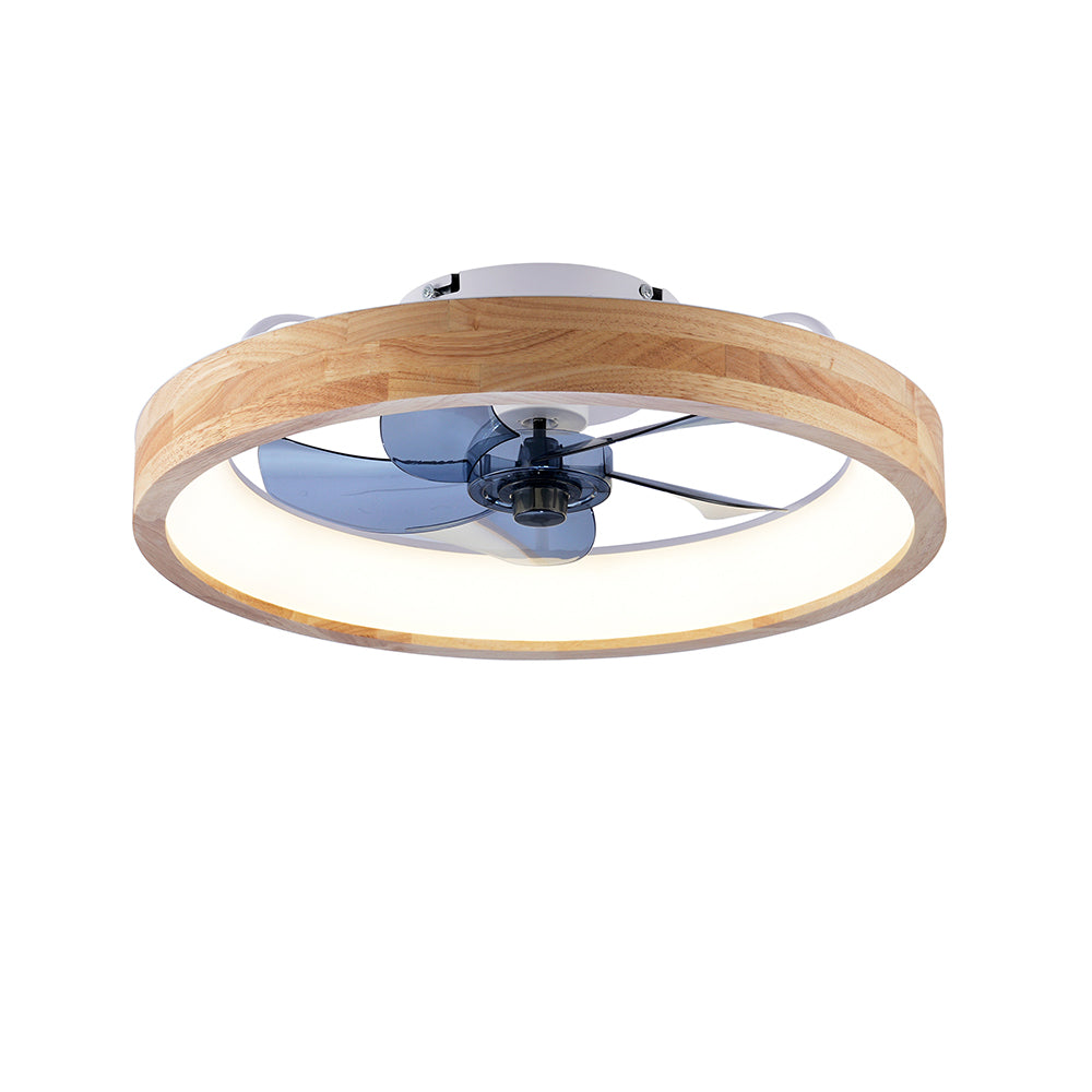 20 in. Matte White Standard Ceiling Fan with Light