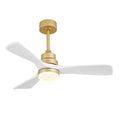42-inch golden ceiling fan