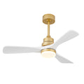 52-inch golden ceiling fan