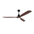 72-inch black ceiling fan